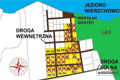 Działki budowlane nad jeziorem Wierzchowo - Wierzchowo  -
Zachodniopomorskie Zdjęcie nr 4