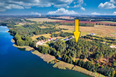 Prywatna plaża teren i las nad jeziorem Dołgie - Dołgie  -
Zachodniopomorskie Zdjęcie nr 12