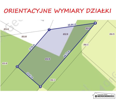 Radomyśl  Działka budowlana o pow 1215 m2 - Radomyśl  -
Zachodniopomorskie Zdjęcie nr 9