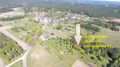 Rakowo - działka budowlana 15 km od Jeziora Komor - Rakowo  - Zachodniopomorskie