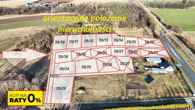 Redło 10 km od Świdwina - działka budowlana na rat - Redło  - Zachodniopomorskie