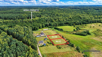 Działki budowlane blisko lasu i rzeki Parsęty - Radomyśl  -
Zachodniopomorskie Zdjęcie nr 2