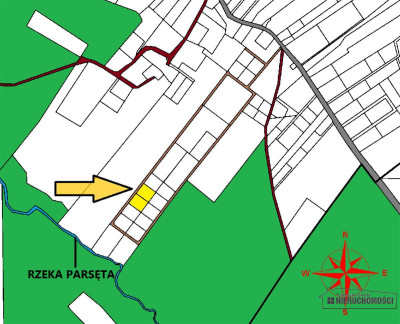 Działki budowlane blisko lasu i rzeki Parsęty - Radomyśl  -
Zachodniopomorskie Zdjęcie nr 4