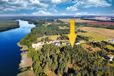 Dostęp do jeziora plaża teren i las Dołgie - Dołgie  -
Zachodniopomorskie Zdjęcie nr 11