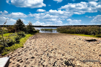 Dostęp do jeziora plaża teren i las Dołgie - Dołgie  -
Zachodniopomorskie Zdjęcie nr 6