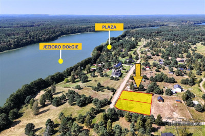 Działka z mediami blisko jeziora i lasu - Dołgie   -
Zachodniopomorskie Zdjęcie nr 2
