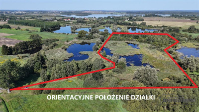 Działka siedliskowa ze stawem pod miastem - Marcelin   -
Zachodniopomorskie Zdjęcie nr 3