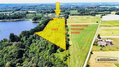 Duża działka siedliskowa nad Jeziorem Kiełpino - Kiełpino   -
Zachodniopomorskie Zdjęcie nr 2