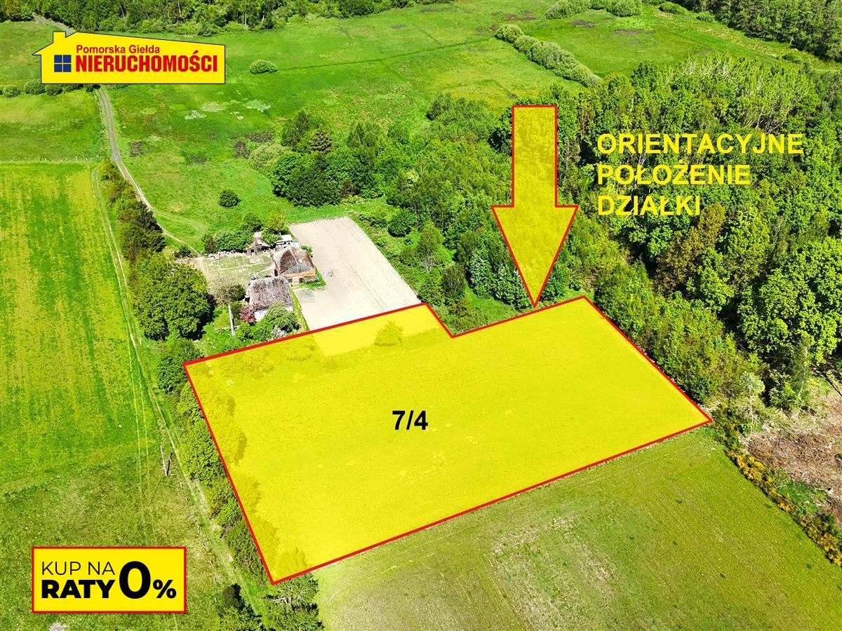 Duża działka pod lasem - sprzedaż na raty - Żeleźno   -
Zachodniopomorskie Zdjęcie nr 1