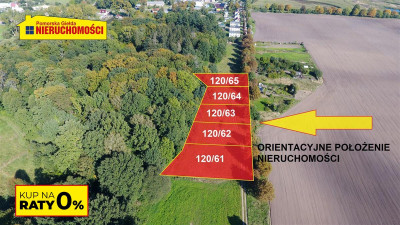 NA RATY działki budowlane POD LASEM blisko Chociwl - Starzyce   -
Zachodniopomorskie