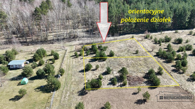Działka pod lasem w pobliżu jeziora - Nobliny   -
Zachodniopomorskie Zdjęcie nr 3