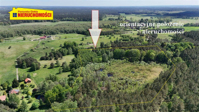 Działka rolna 5 ha pod lasem blisko jeziora - Gronowo   -
Zachodniopomorskie