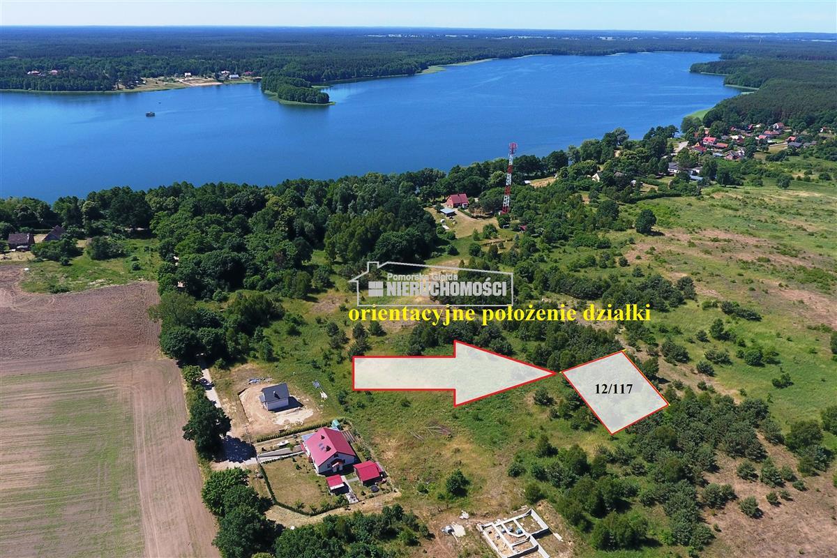 DZIAŁKA BUDOWLANA OK 300 m OD JEZIORA PILE - Dąbrowica   -
Zachodniopomorskie Zdjęcie nr 1