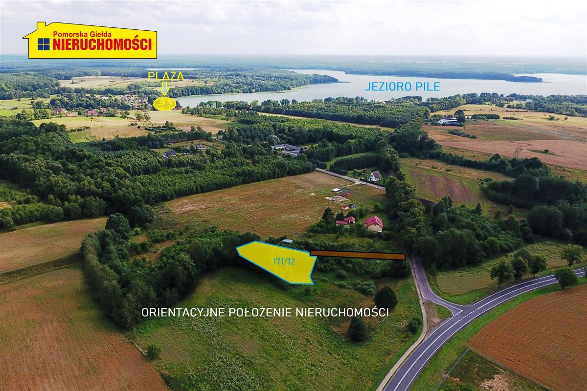 Działka budowlana w pobliżu jeziora Pile - Silnowo   -
Zachodniopomorskie Zdjęcie nr 1