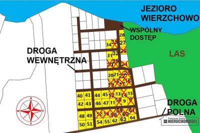 Działki budowlane nad jeziorem Wierzchowo - Wierzchowo   -
Zachodniopomorskie Zdjęcie nr 4