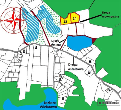 Brzeźno - działki przy jeziorach i lesie - Brzeźno   -
Zachodniopomorskie Zdjęcie nr 6