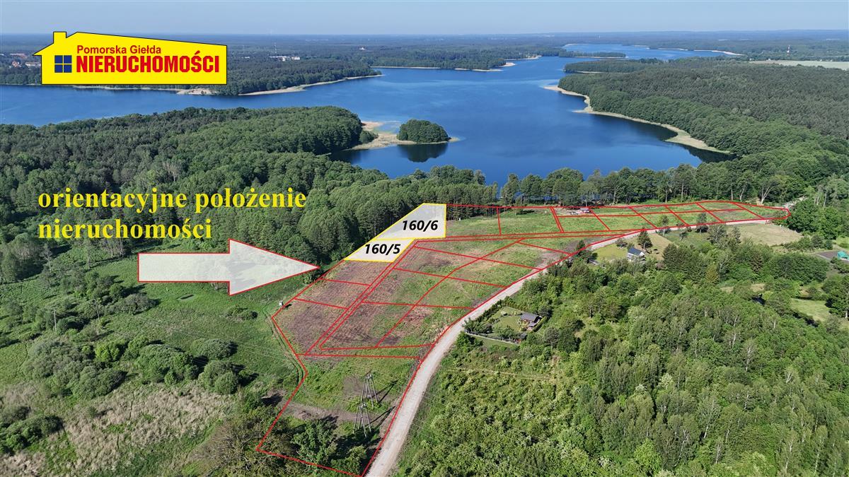 Działka z lasem nad samym Jeziorem Pile - Krągi   -
Zachodniopomorskie Zdjęcie nr 1
