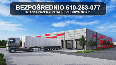 Działka pod magazyny produkcję i usługi  Nadarzyn ul Komorowska BEZPOŚREDNIO -    - mazowieckie