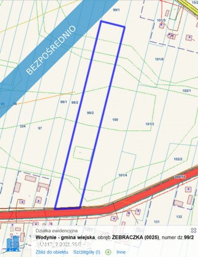 Działka pod zabudowę jednorodzinną lub siedliskowo-zagrodową -    -
mazowieckie Zdjęcie nr 8