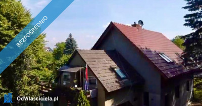Sprzedam działkę pod budowę z domem do remontu -    - małopolskie