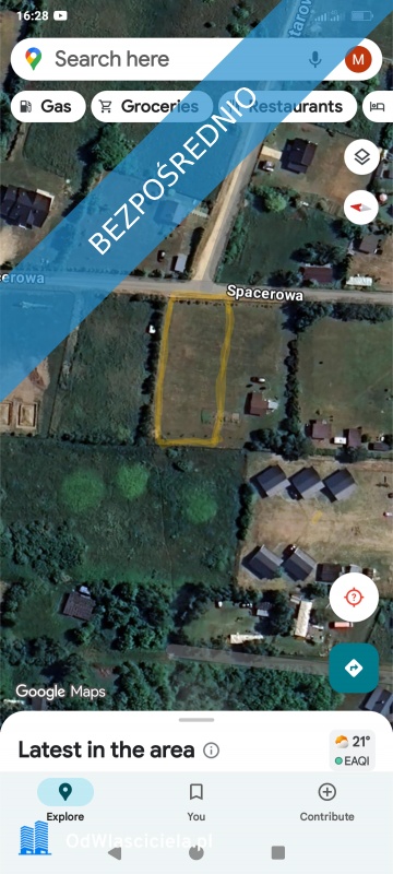 Działka pod domusługi - Jedzierzany pod Jarosławcem  - Jezierzany  - zachodniopomorskie