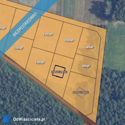  Las za oknem projekt w ręku  działka gotowa do budowy - Budzynek  - łódzkie