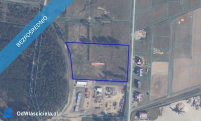 DZIAŁKA INWESTYCYJNA DĄBRÓWKA GMINA LUZINO - Dąbrówka  - pomorskie