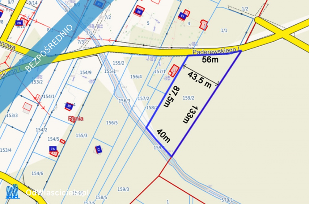 Działka leśna z możliwością zabudowy w MPZP - Rynia  -
mazowieckie Zdjęcie nr 1