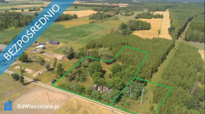 Sprzedam bezpośrednio działkę 5700m2 w otoczeniu lasu i pól w spokojnej wsi na Kujawach - Teodorowo  - kujawsko-pomorskie