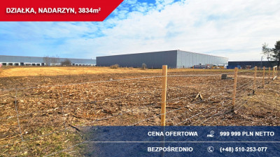 Działka przemysłowo-usługowa 3834 m NADARZYN przy trasie S8 - Nadarzyn  -
mazowieckie Zdjęcie nr 8