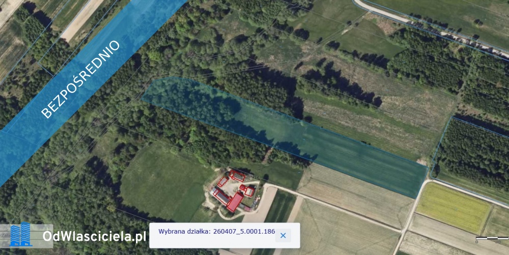 DZIAŁKI NA SPRZEDAŻ - Czyżów  -
świętokrzyskie Zdjęcie nr 1