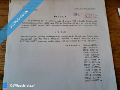 SPRZEDAM BEZPOŚREDNIO DZIAŁKI BUDOWLANE W PUSZCZY NOTECKIEJ 50 KM OD POZNANIA - Klempicz  -
wielkopolskie Zdjęcie nr 2