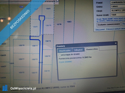 SPRZEDAM BEZPOŚREDNIO DZIAŁKI BUDOWLANE W PUSZCZY NOTECKIEJ 50 KM OD POZNANIA - Klempicz  -
wielkopolskie Zdjęcie nr 5
