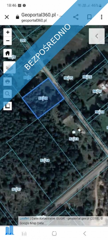 Działka m Pańki  - Pańki  -
podlaskie Zdjęcie nr 4