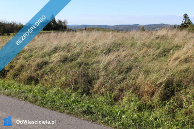 Działka budowlana przy drodze z widokiem na Bieszczady - Domaradz  - podkarpackie