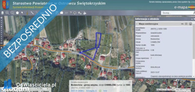 Działka rolno-budowlana Chmielów ul Ostrowiecka - Chmielów  - świętokrzyskie