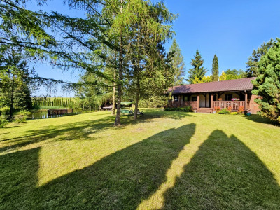 Działka rekreacyjna 1950 m2  dom 35 m2  100 metrów jezioro Głowińskie - Osetno  - warmińsko-mazurskie