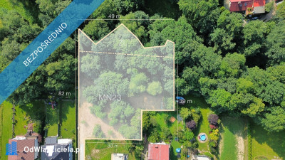 Działka budowlana pod dom przy lesie  21 arów  Wadowice - Wadowice  - małopolskie