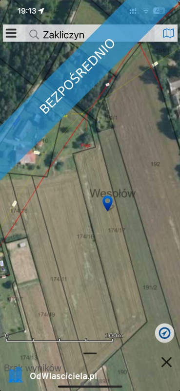 Sprzedam lub zamienię działkę Małopolska Zakliczyn nad Dunajcem  - Grabina  -
małopolskie Zdjęcie nr 2