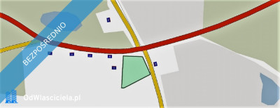 Działka inwestycyjna handel usługi w Porażynie - Porażyn  -
wielkopolskie Zdjęcie nr 7