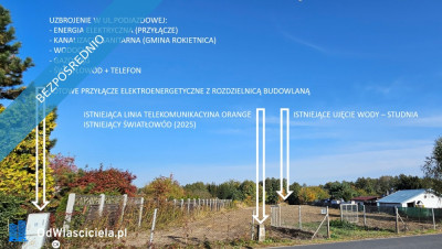 Działka budowlana o powierzchni 5386m2 z MPZP pełne uzbrojenie sprzedaż bezpośrednia - Kiekrz  -
wielkopolskie Zdjęcie nr 3