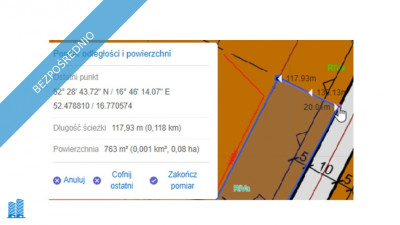Działka budowlana o powierzchni 5386m2 z MPZP pełne uzbrojenie sprzedaż bezpośrednia - Kiekrz  -
wielkopolskie Zdjęcie nr 6