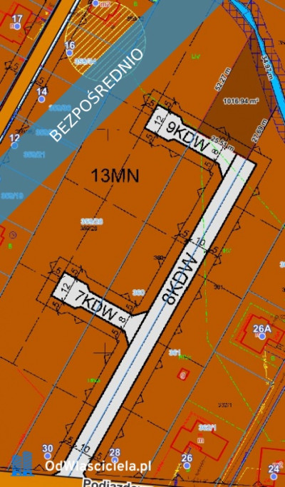 Działka budowlana o powierzchni 5386m2 z MPZP pełne uzbrojenie sprzedaż bezpośrednia - Kiekrz  -
wielkopolskie Zdjęcie nr 7