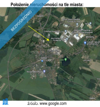 OKAZJA licytacja 266 ha działka usługi produkcja - Żarów  - dolnośląskie