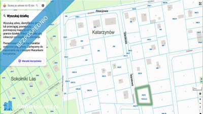 KatarzynówSokolniki Las ul Tatarakowa 2 działka budowlana na sprzedaż  Bez pośrednika - Katarzynów  - łódzkie