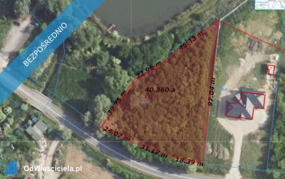 Piękna działka nad zalewem - Radzanów  - świętokrzyskie