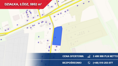 Działka inwestycyjna pod segmenty bliźniaki hotel  TOP lokalizacja - Bałuty  - łódzkie