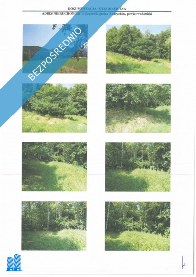 Syndyk sprzeda nieruchomości gruntową niezabudowaną w miejscowości Zagórnik powiat wadowicki województwo małopolskie - Zagórnik  -
małopolskie Zdjęcie nr 2