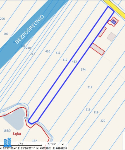 Wąska działka idealna pod domek letniskowy - Choiny  -
mazowieckie Zdjęcie nr 2