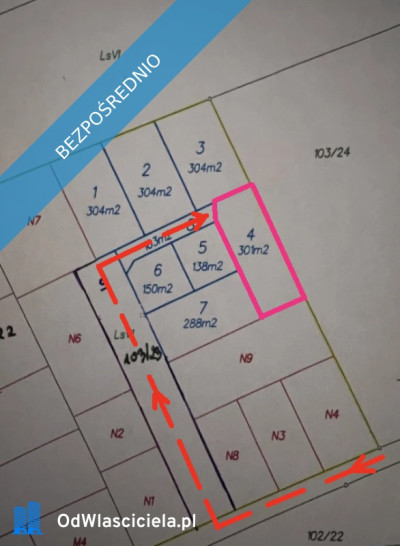 Działka leśna ZL ogrodzona nad jeziorem - Borkowo  -
pomorskie Zdjęcie nr 6